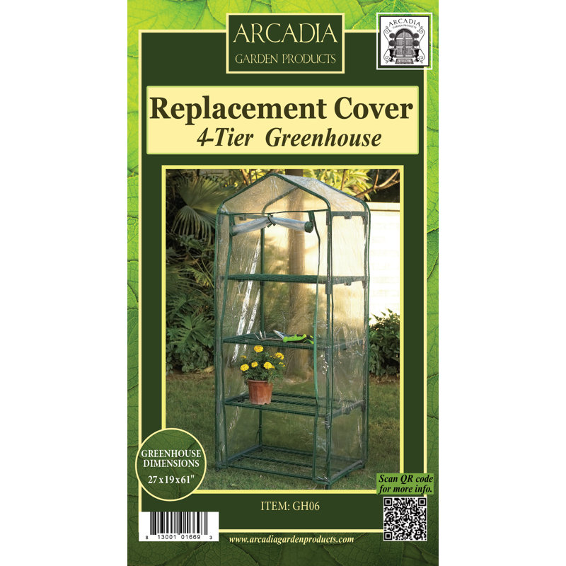Arcadia Garden Products Mini Greenhouse Replacement Cover & Reviews
